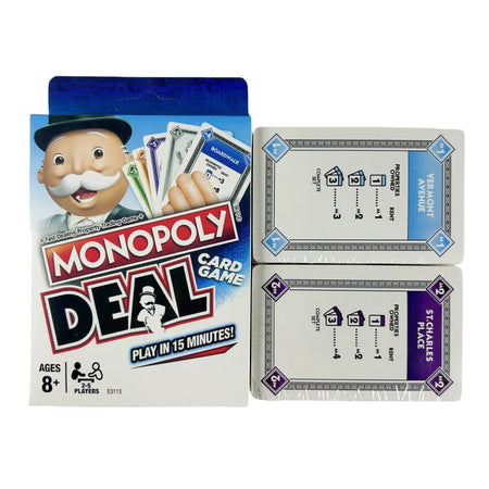 Monopoly Deal Quick-Playing Card Game for Families &amp; Kids Ages 8+