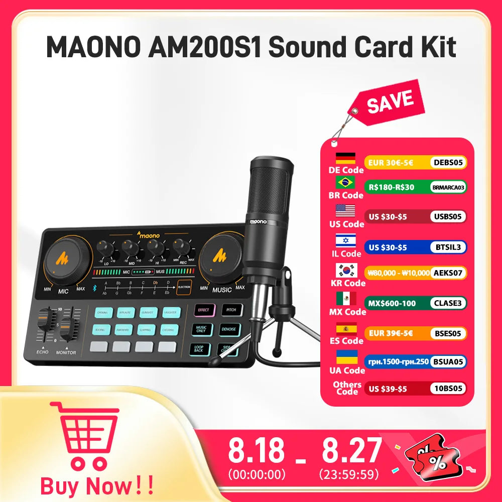 Maono AM200-S1 &ndash; USB Studio Interface For Streaming