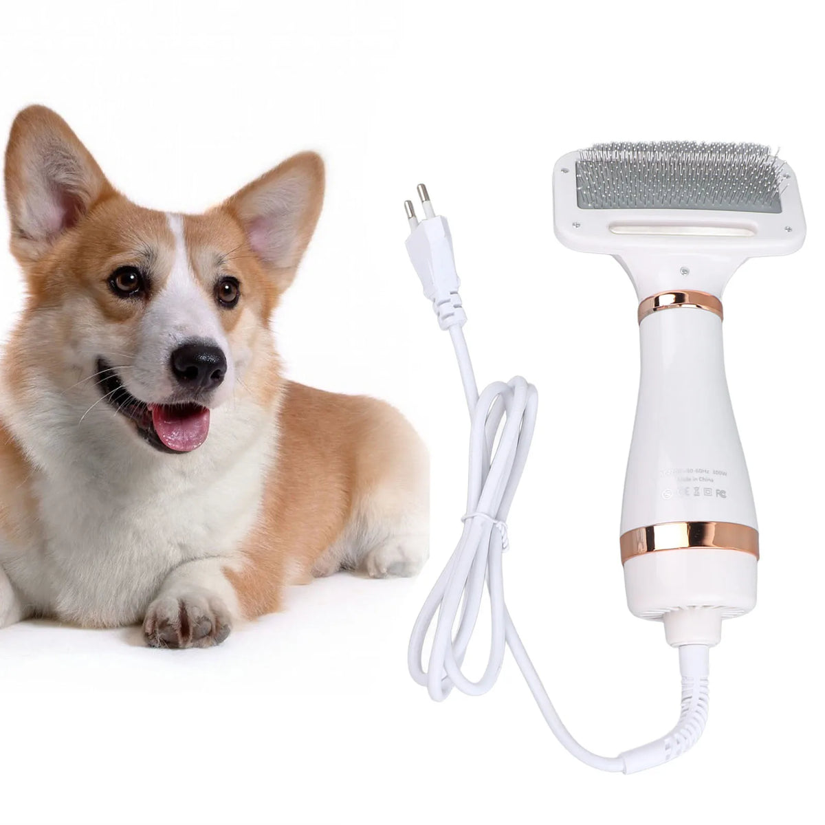 Pet Grooming Dryer 2 In 1 &ndash; Dog Brush And Dryer Portable