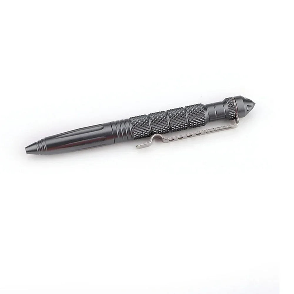 QHSPE Tactical Multifunctional Pen - Survival Tool &amp; Glass Breaker Grey