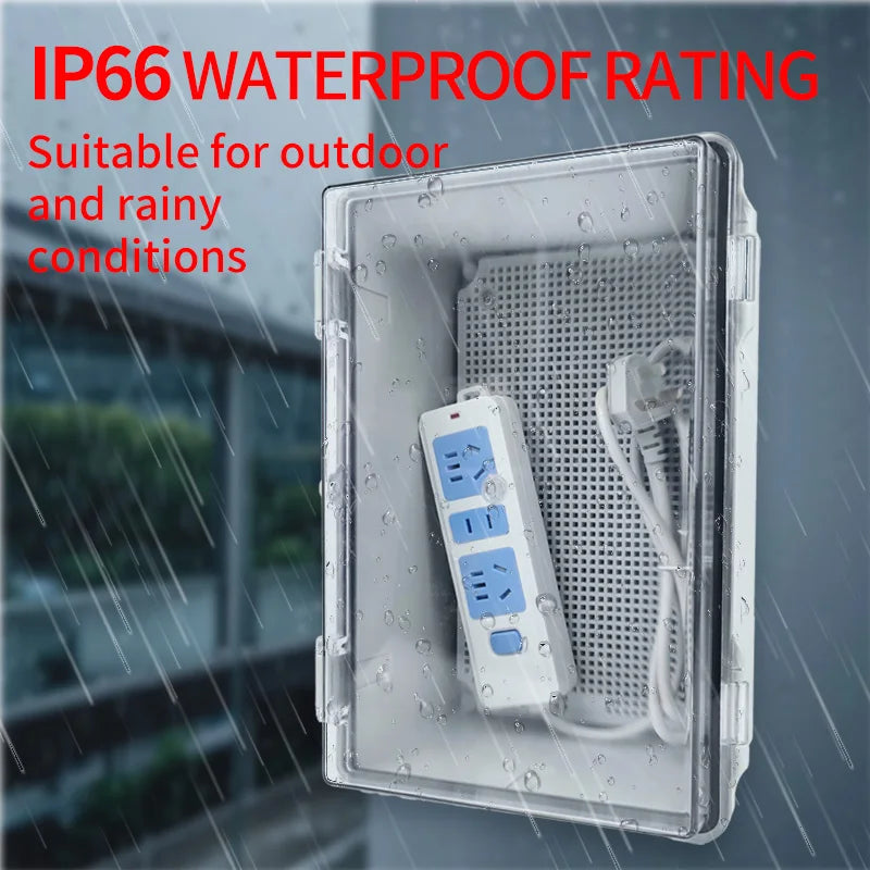 IP66 Waterproof Junction Box ABS Plastic Outdoor - Durable