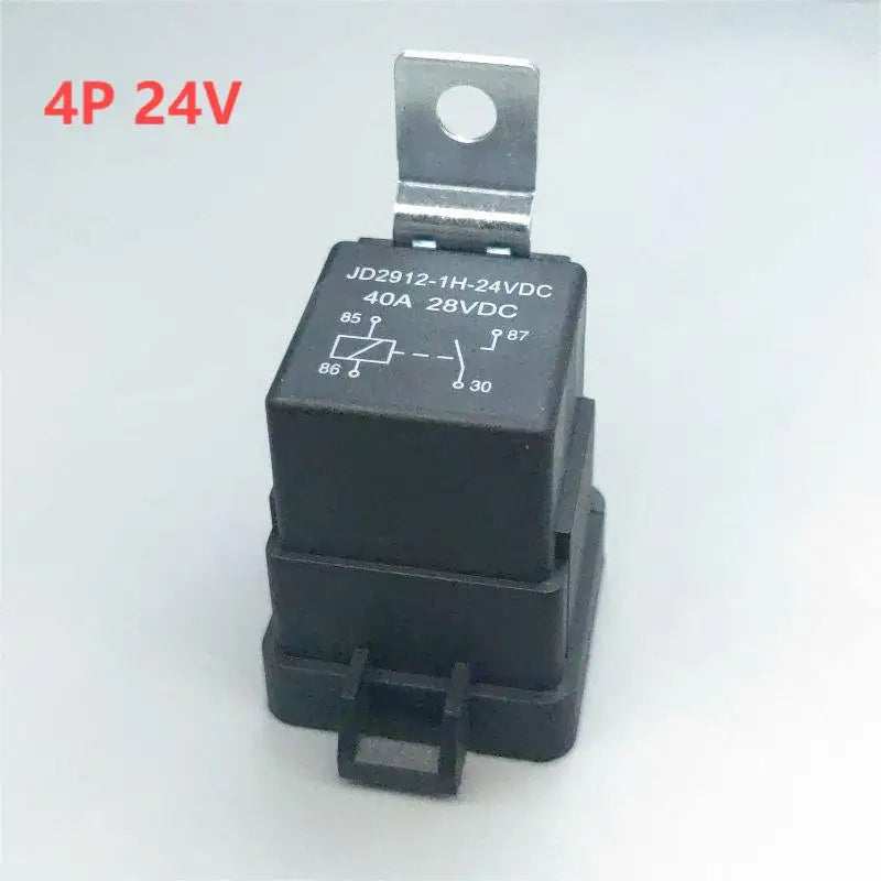 Car Auto Relay &ndash; Sealed Waterproof Design for 12V and 24V Systems 4P 24V