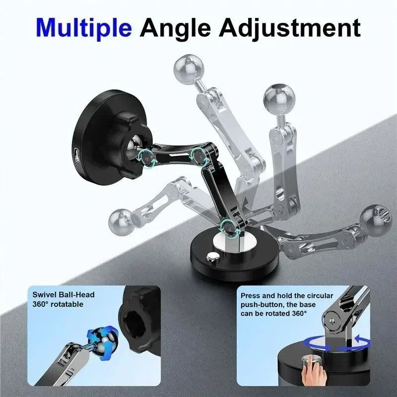 Magnetic Wireless Car Charger for iPhone &ndash; 360 Rotation