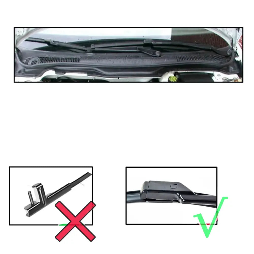 Car Windshield Windscreen Wiper Blades For Volvo V50 Wagon 2007 2008 2009 2010 2011 2012 2013 Front Rear Window Wiper Blades by InterCyprus Trading Ltd