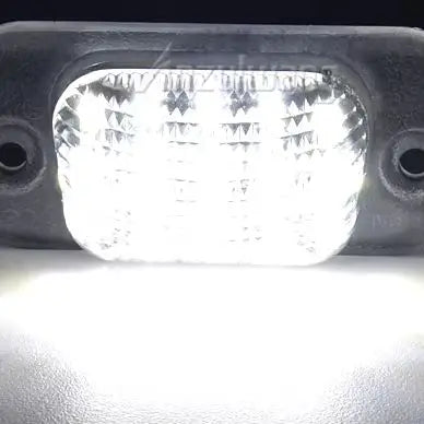 2Pc LED License Plate Lights For VW Golf MK3 Polo III Seat Cordoba