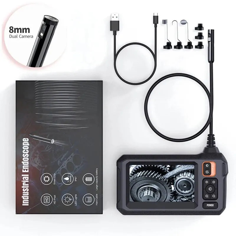 Industrial Endoscope Camera C30-M &ndash; HD 1080P with IP67 Waterproof Feature 8MM Dual Lens / 5m