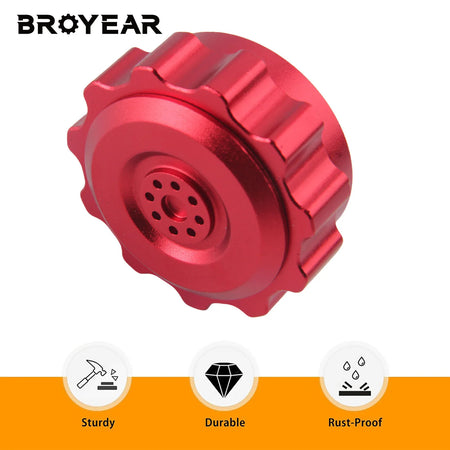 Red Aluminum Shift Knob For Dodge Ram 1500 2013 2018 by InterCyprus Trading Ltd