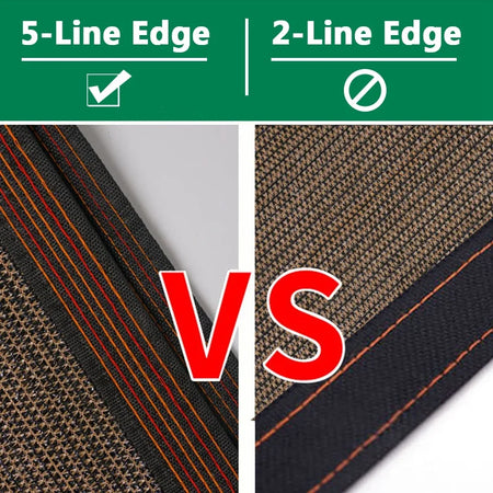 75GSM Coffee Sun Shade Net for Garden and Pergola Protection