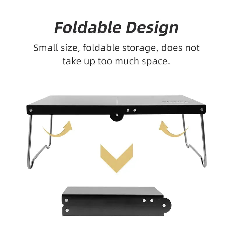 Ultralight Portable Folding Camping Table - Mini Coffee Table for Outdoor Adventures