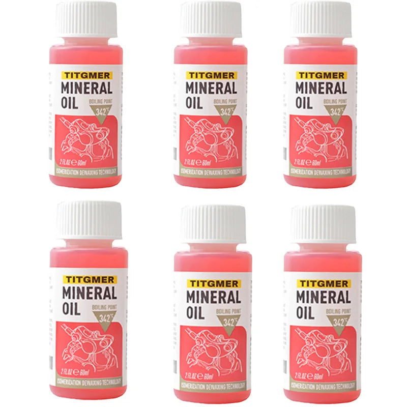 High Performance Bike Brake Mineral Oil &ndash; Shimano Tektro 6PCS