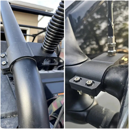 Universal Tube Clamp Approx 1.7"/1.9" Bull Bar Mounts Bracket Kit for LED Work Lights Bracket Off Road Vehicle SUV ATV Boat by InterCyprus Trading Ltd