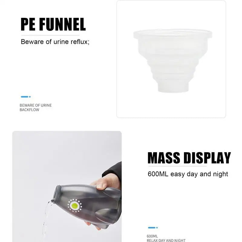 Choice Female Male Portable Urine Bottle &ndash; Spillproof 600ml