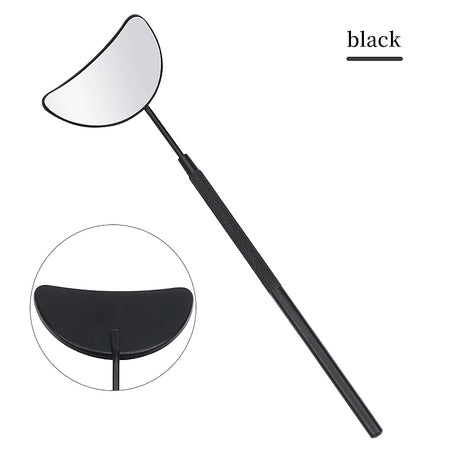 Myaokue-up Semicircle Eyelash Extension Checking Mirror black