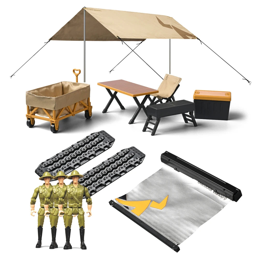 MN85K 1/12 Scale Camping Set &ndash; Realistic Miniature Gear MN85K