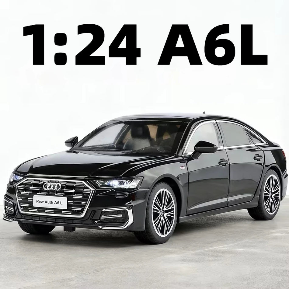 1:24 A6L RS7 Modeļa Auto Rotaļlieta Ar Mūziku, Gaismām, Atpakaļvilkšanu