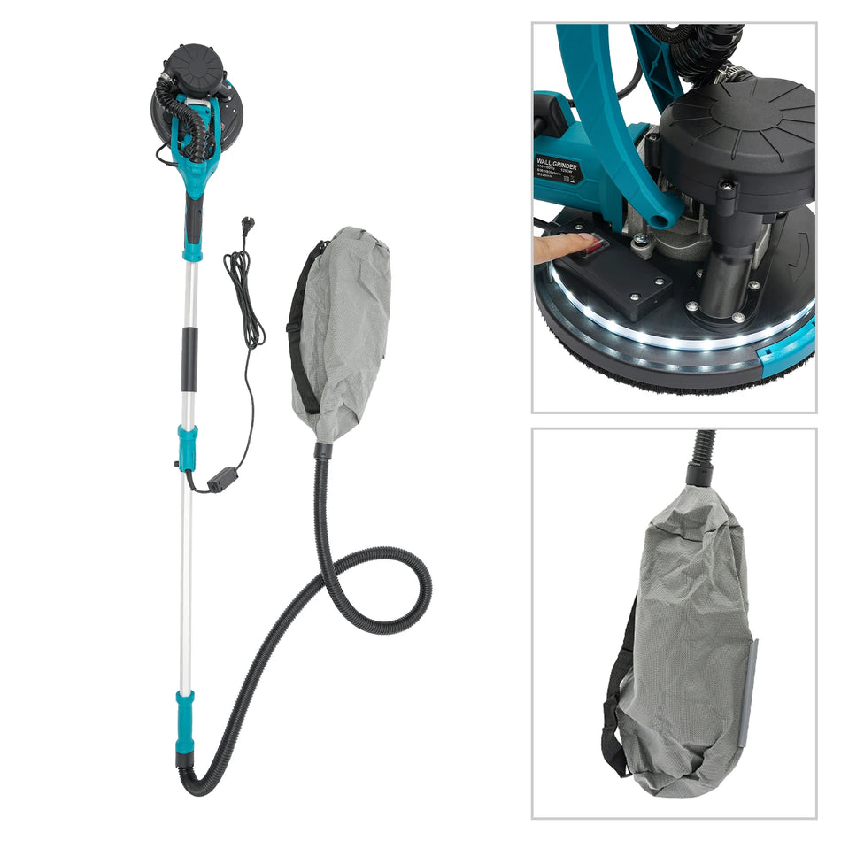 Lijadora de paneles de yeso con extracción de polvo – Velocidad variable