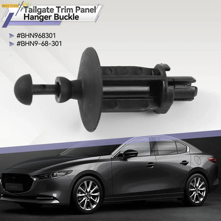 For Mazda 3 BM CX-3 CX-30 Tailgate Trim Panel Hanger Buckle BHN9-68-301 Parcel Shelf Retainer Clip OEM Replacement by InterCyprus Trading Ltd