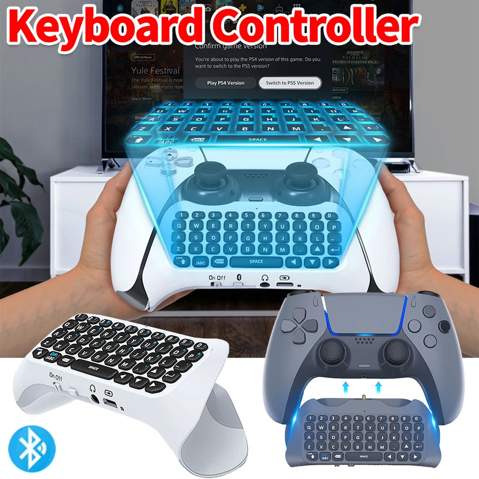 Tastatură fără fir Controller Chatpad Bluetooth PS5 Gamepad