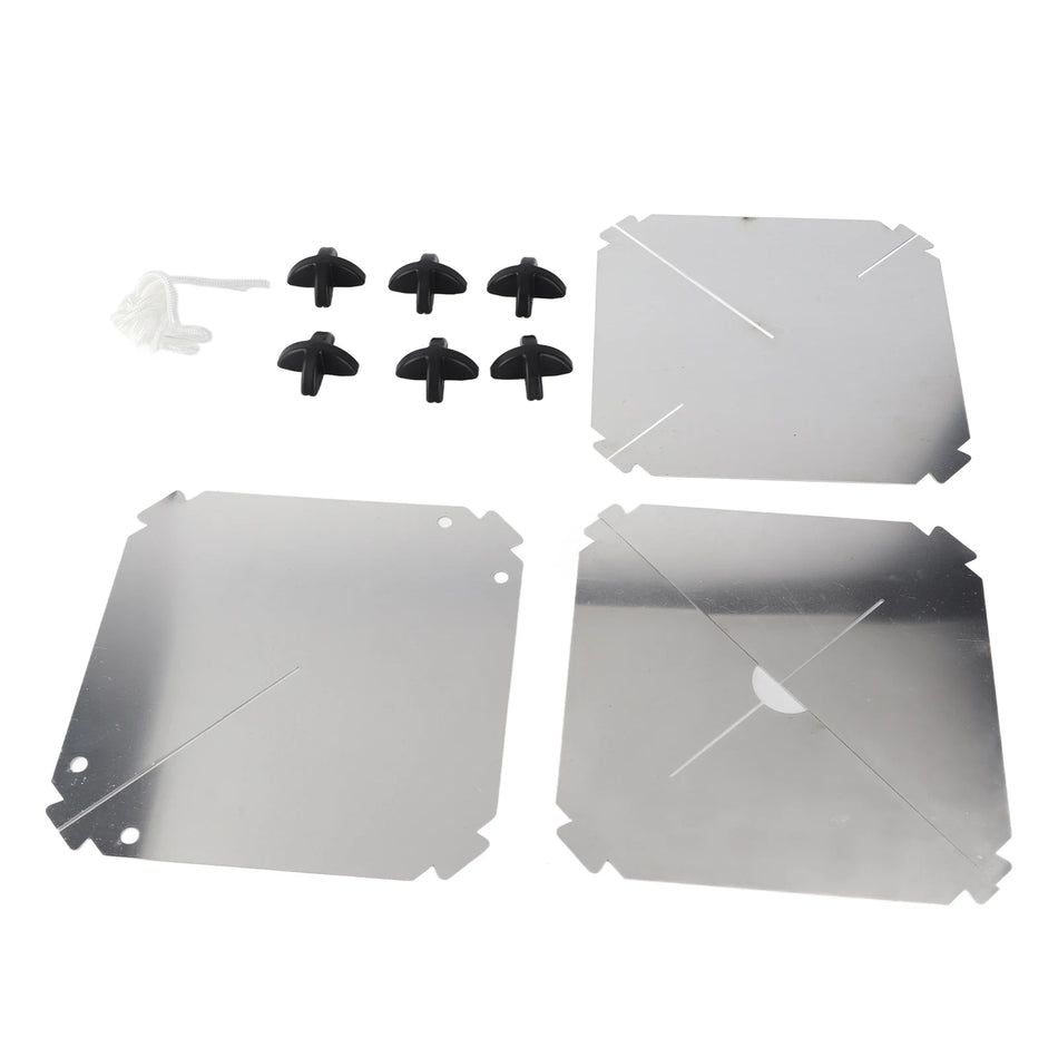 Oktagonální hliníkové radarové reflektory 12x12 palců, 10 kusů pro plachetnice