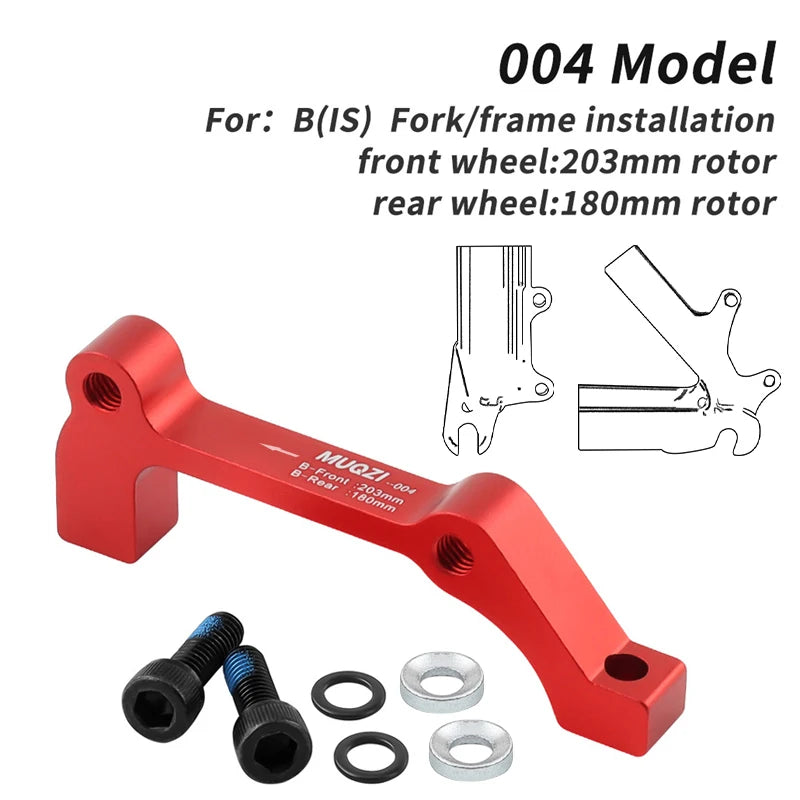MUQZI Disc Brake Caliper Mount Adapter &ndash; Versatile Compatibility With Multiple Rotor Sizes