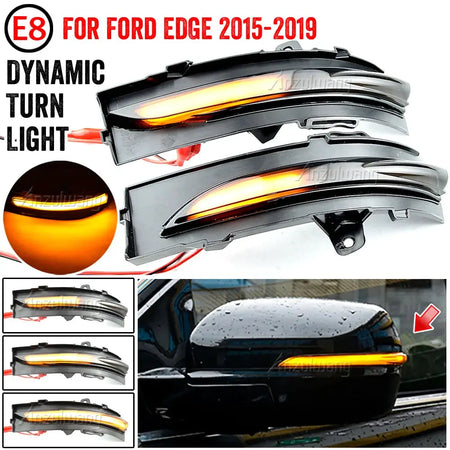 LED Dynamic Turn Signal Lights for Ford Edge ST 2015-2019 by InterCyprus Trading Ltd