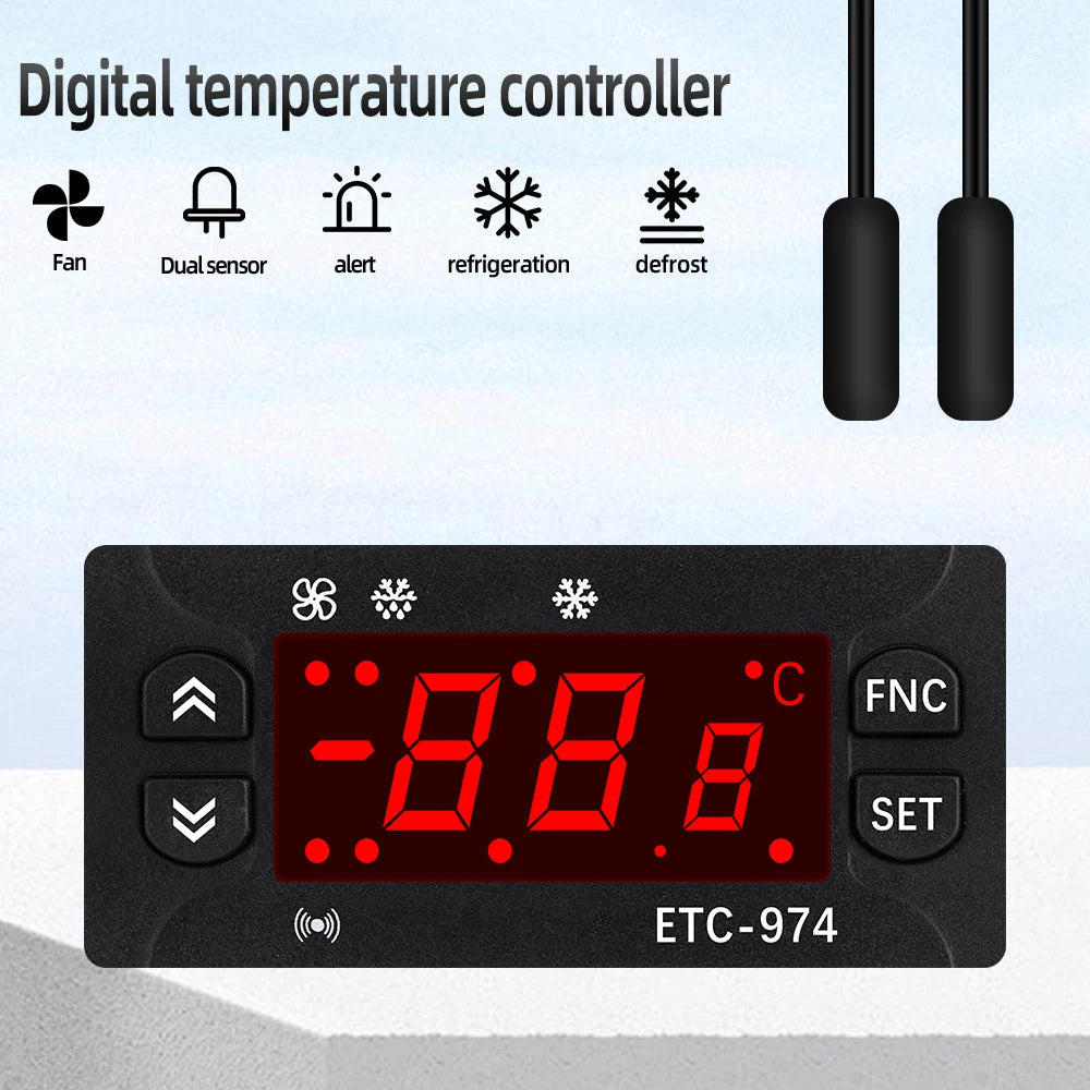 ETC-974 Digital Temperature Controller &ndash; Precise Thermostat