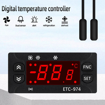 ETC-974 Digital Temperature Controller &ndash; Precise Thermostat