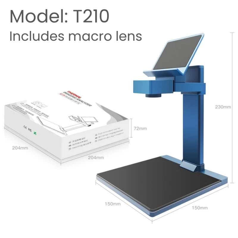 Advanced 3D Thermal Imaging Camera for PCB Repair and Inspection - Compatible with Android &amp; PC, 256x192 Resolution T210