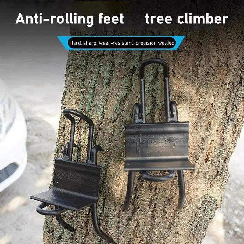 Adjustable Tree Climbing Spikes Tool Kit with Wear-Resistant Gear