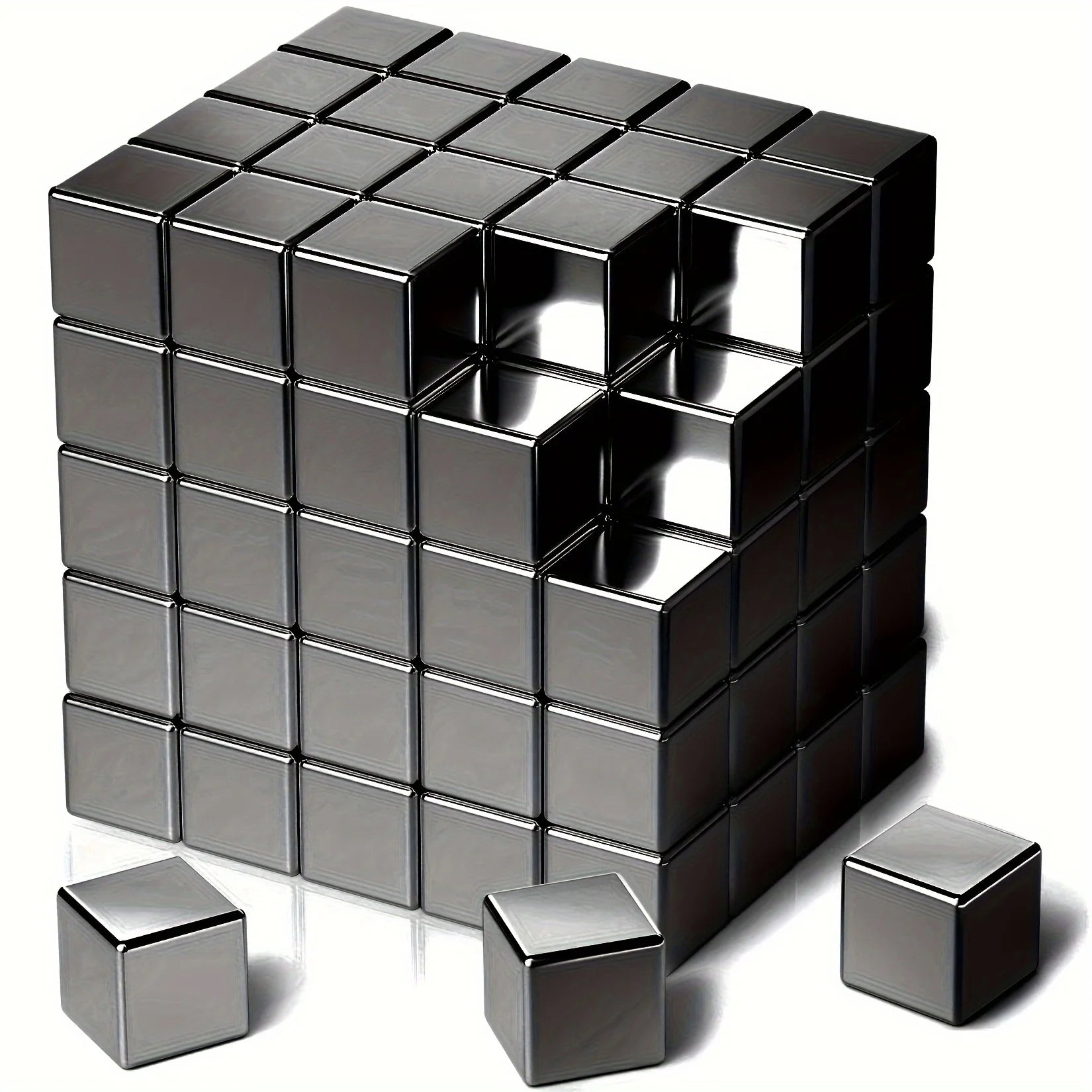 Powerful Square Magnets for Home &amp; Office Use 5x5x5-50PCS