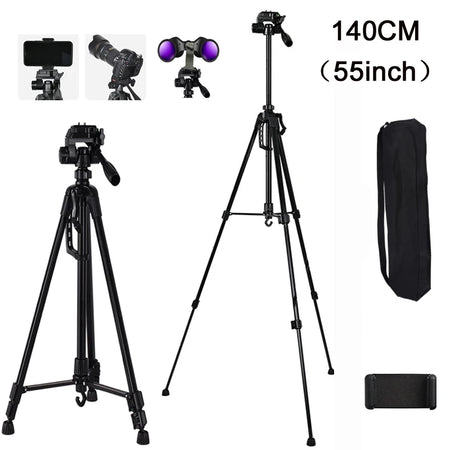 BORWOLF Binoculars Tripod Stand 55Inch &ndash; All Purpose Mount black