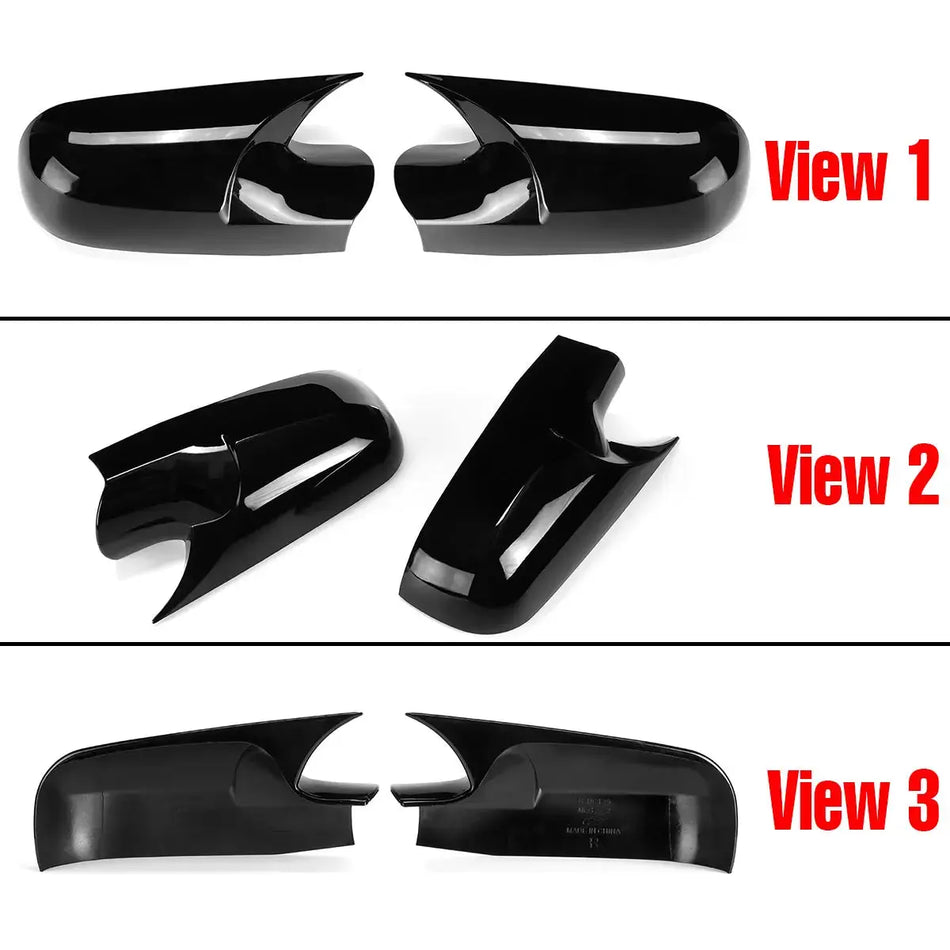 ABS Rear View Mirror Covers For Renault Megane 2 MK2 2002-2009 by InterCyprus Trading Ltd