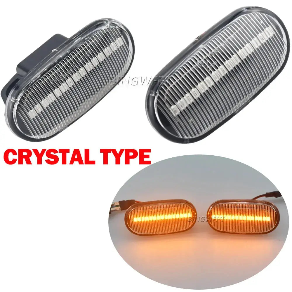 2X LED Dynamic Turn Signal Lamp Side Marker Light Side Lights For HONDA Prelude CRX S2000 Integra Fit Del Sol Acura Civic by InterCyprus Trading Ltd