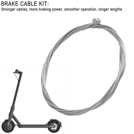 Universal Motorcycle Electric Scooter Throttle Clutch Cable &ndash; Durable Galvanized Steel Construction