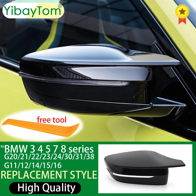 Couvercle de rétroviseur latéral en ABS pour BMW G20 G21 G28 G30 G38 séries 3 5 7