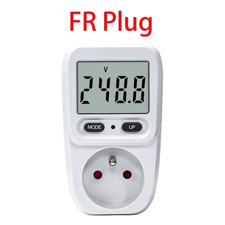 Power Meter Wattmeter LCD Energy Meter EU Plug &ndash; Digital FR plug