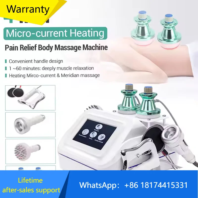 4 I 1 Mikström Värme Massageapparat För Smärtlindring