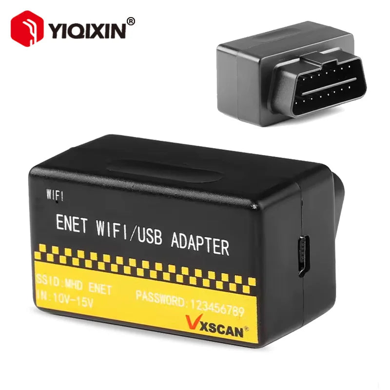 Adaptador OBD ENET WiFi USB para BMW F e G Series, Mini Compatível com BimmerCode ESys Bootmod3