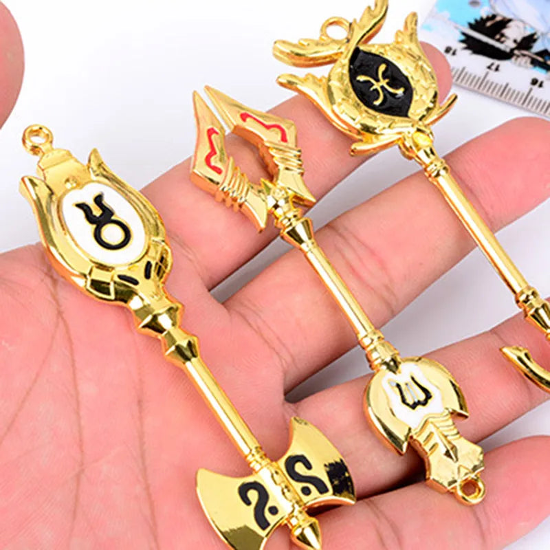 Anime Keychain - Lucy Zodiac Star Spirit Magician Cosplay Accessory
