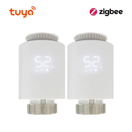 Tuya Zigbee 3.0 Smart TRV Radiator Thermostatic Controller ME167 2PCS