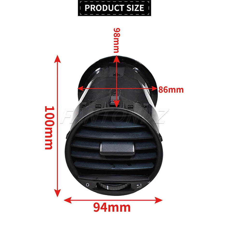 Cubierta de la Rejilla de Ventilación del Tablero Frontal para VW Caddy 2004-2015