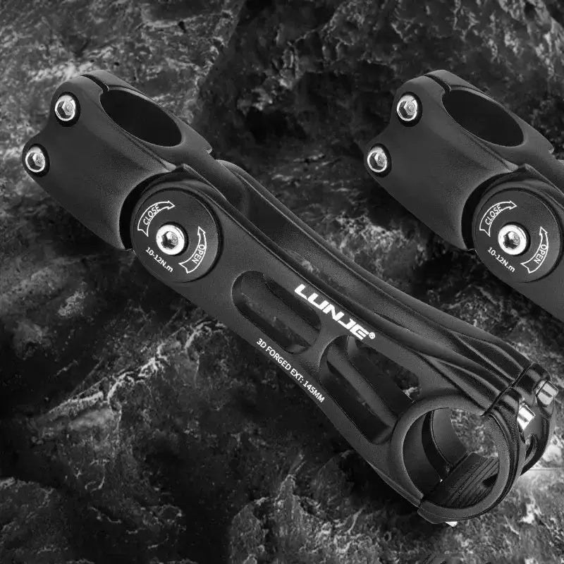 Adjustable Bicycle Handlebar Stem 90/110/130/145MM Road Mountain Bike Stem -80° 80° MTB Power Adjustment 31.8mm Bike Table by InterCyprus Trading Ltd
