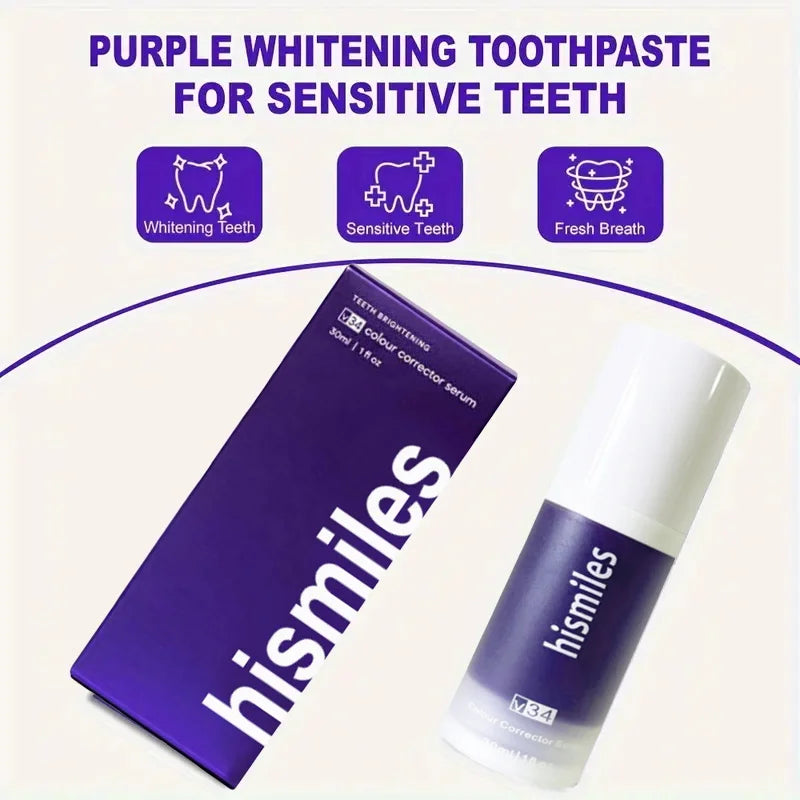 Purple Whitening Toothpaste &ndash; Deep Cleaning Stain Removal