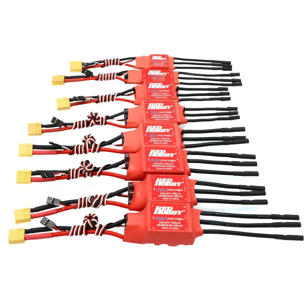 RedHobby 30A 40A 50A 80A 100A 120A 200A Brushless ESC Electronic Speed Controller 5V/2A 5V/5A BEC for FPV Multicopter Airplane by InterCyprus Trading Ltd