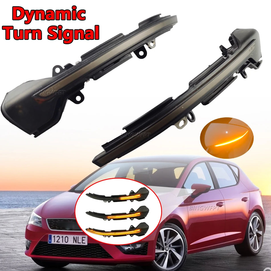 Lumină de semnalizare LED pentru oglinda retrovizoare SEAT Leon MK3 5F ST/FR/Cupra, Arona KJ7
