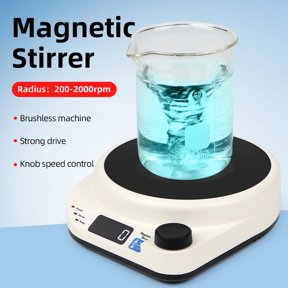 Magnetic Stirrer 2000RPM Mini Electric &ndash; Brushless DC Motor