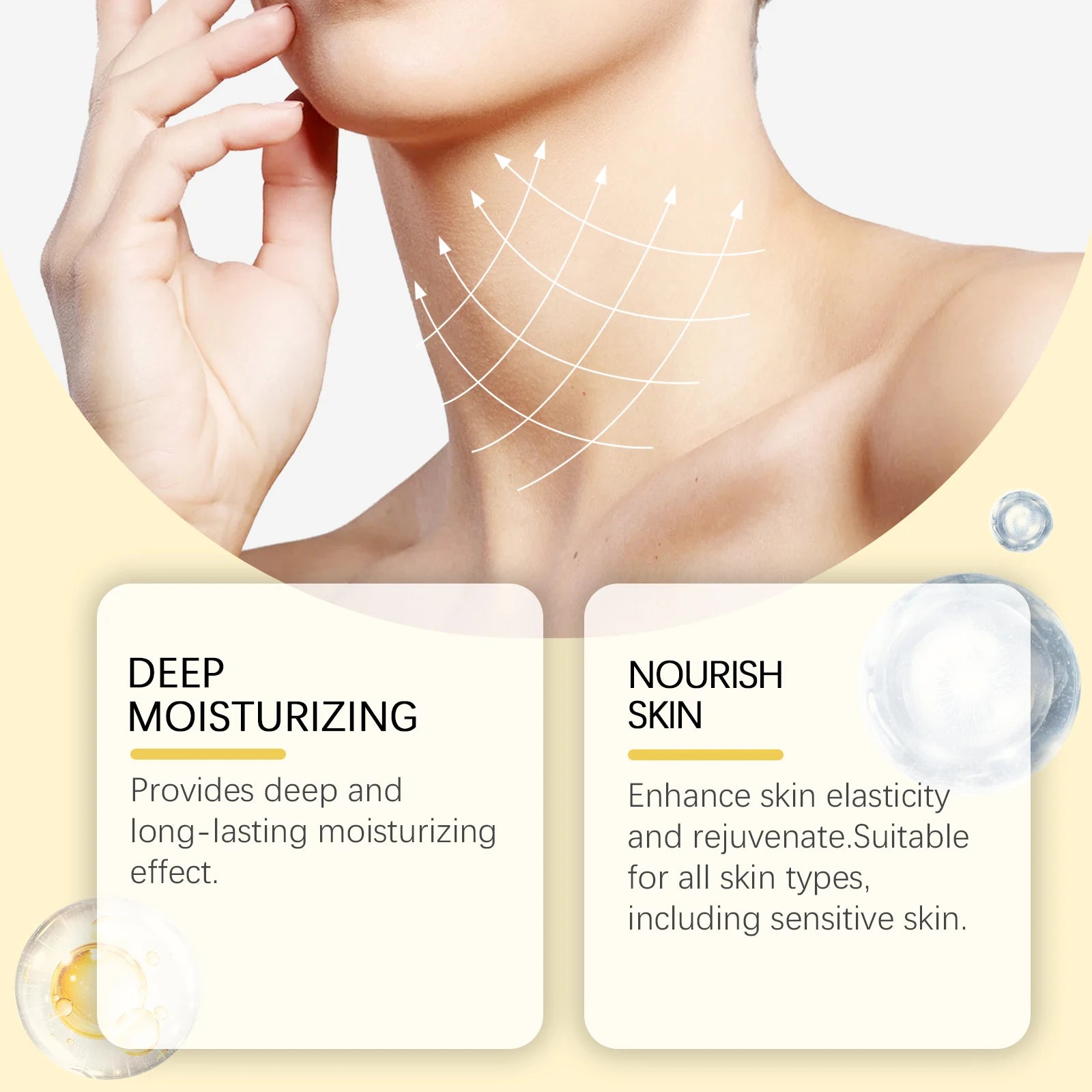 Bee Venom Lifting Neck Cream &ndash; Firming and Moisturizing Repair