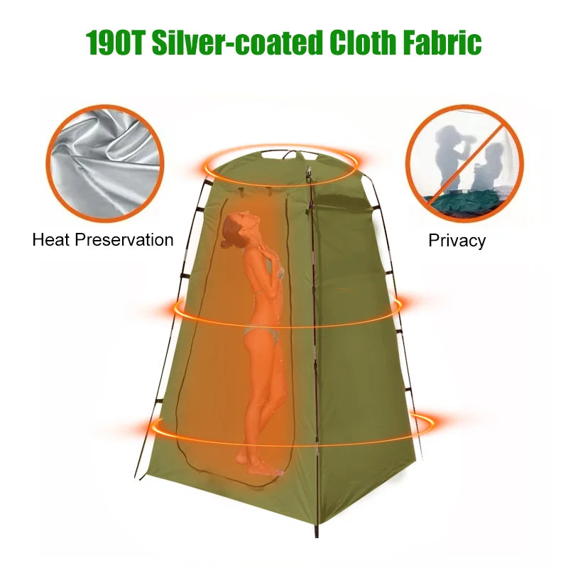 Westtune Portable Waterproof Privacy Shower Tent for Camping and Outdoor Use