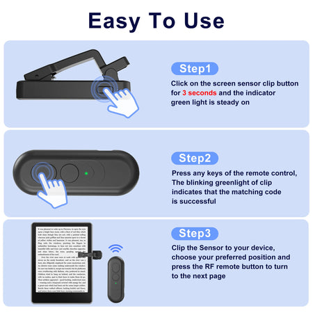 Automatic Remote Control Page Turner &ndash; Wireless Page Turn