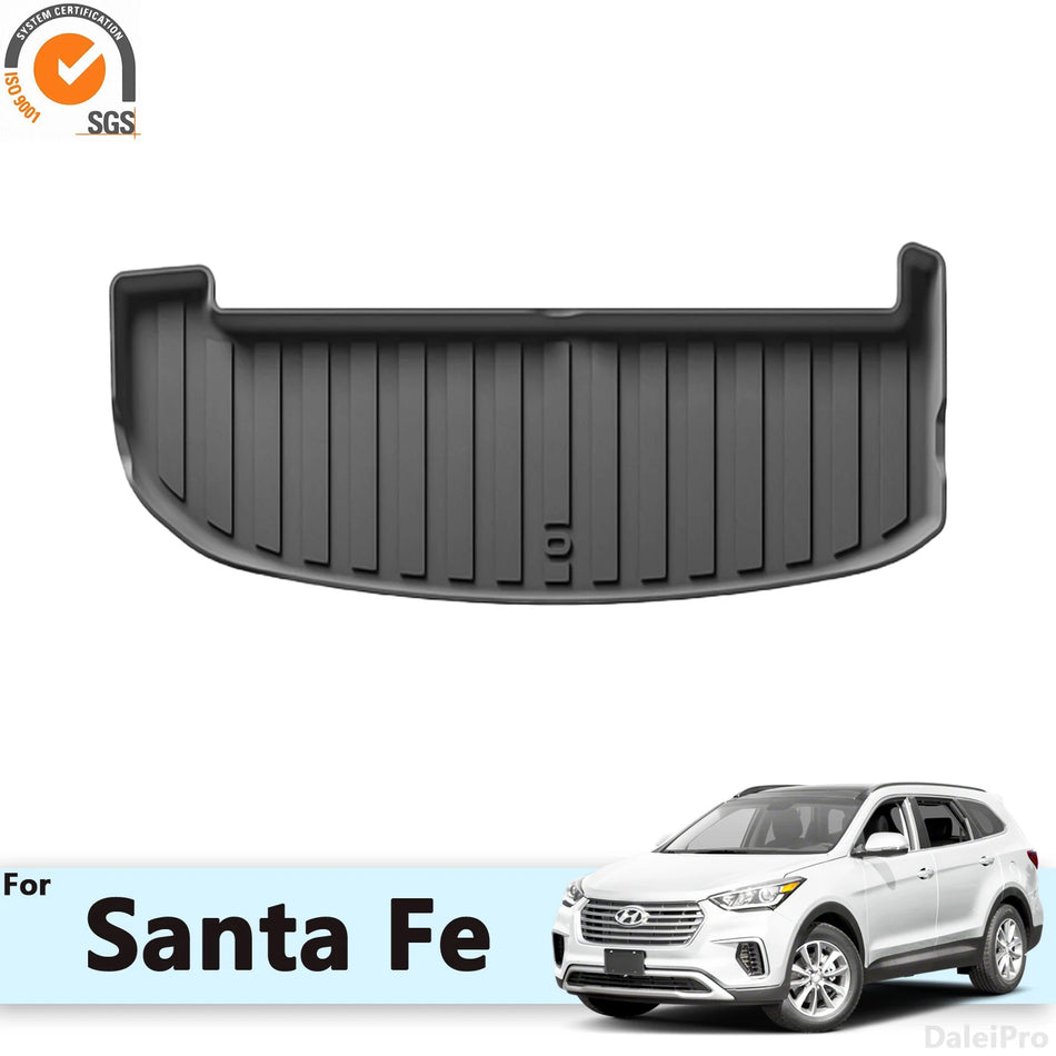 Bagažinės kilimėliai Hyundai Santa Fe 2021-2023 visiems orams - pritaikyti krovinio kilimėliai atsparūs orui